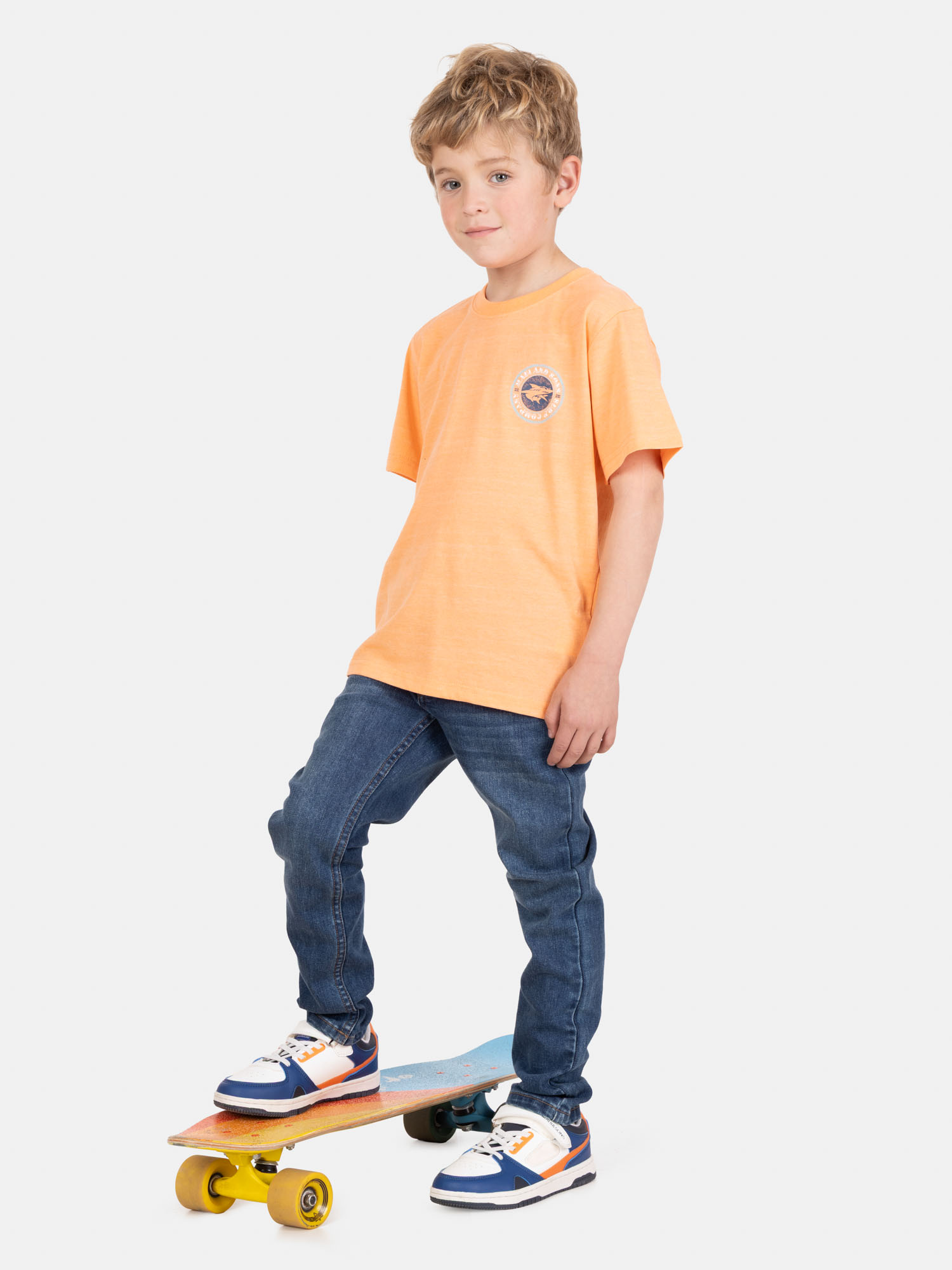 POLERA MC SEAMOOD NARANJA INFANTIL MAUI AND SONS - 4