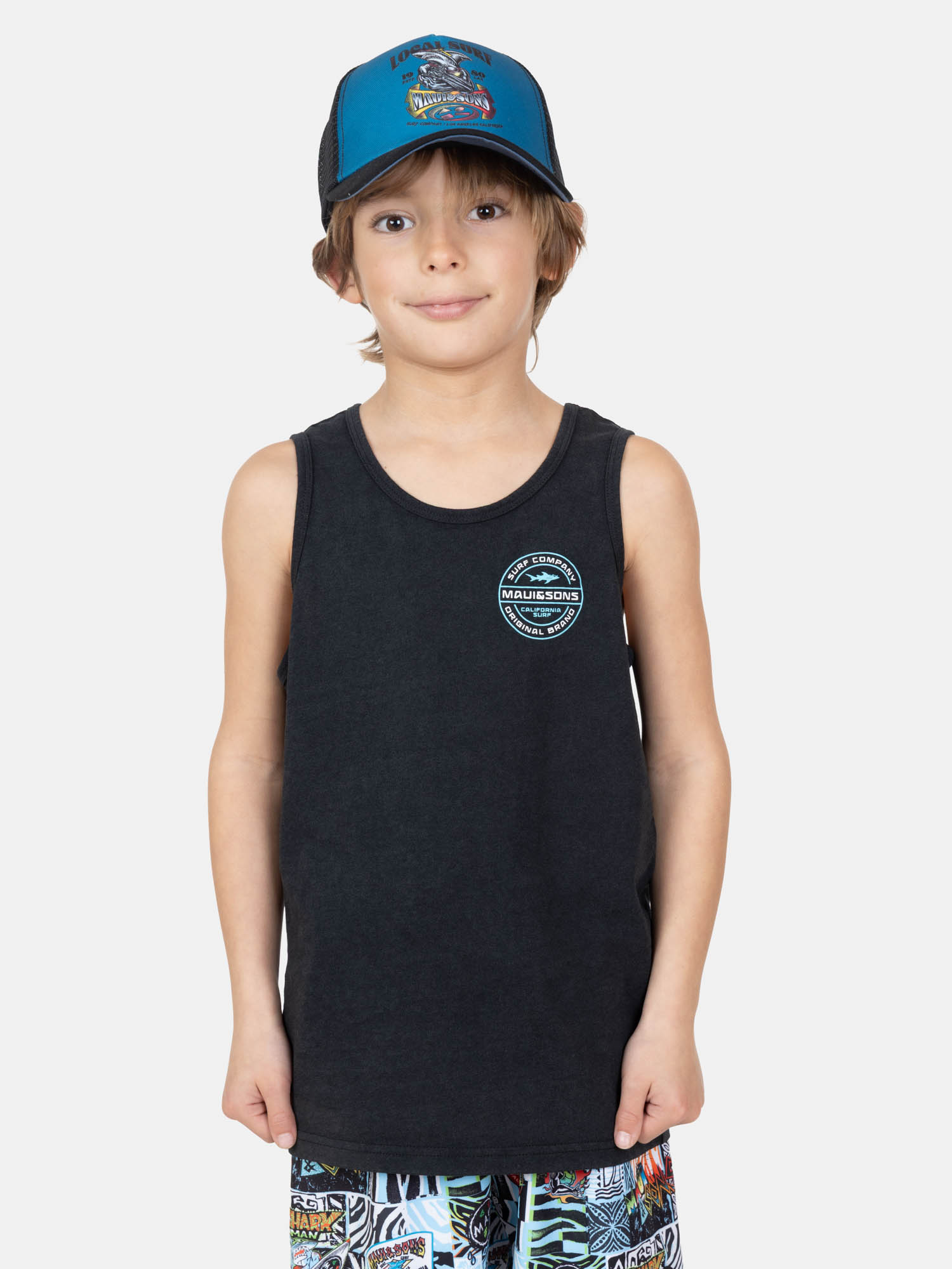 POLERA SM PUMIX NEGRO INFANTIL MAUI AND SONS - 1