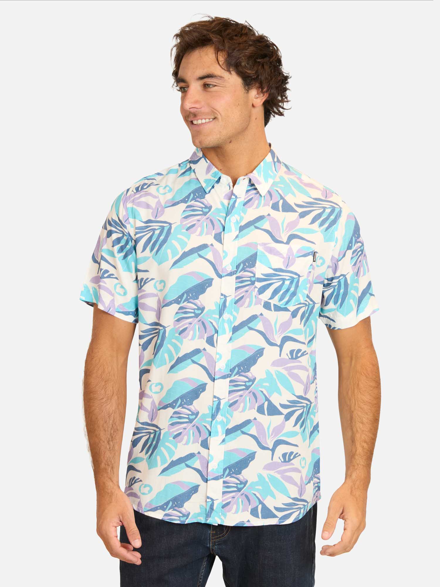 CAMISA MC RYKA MULTICOLOR HOMBRE MAUI AND SONS - 1
