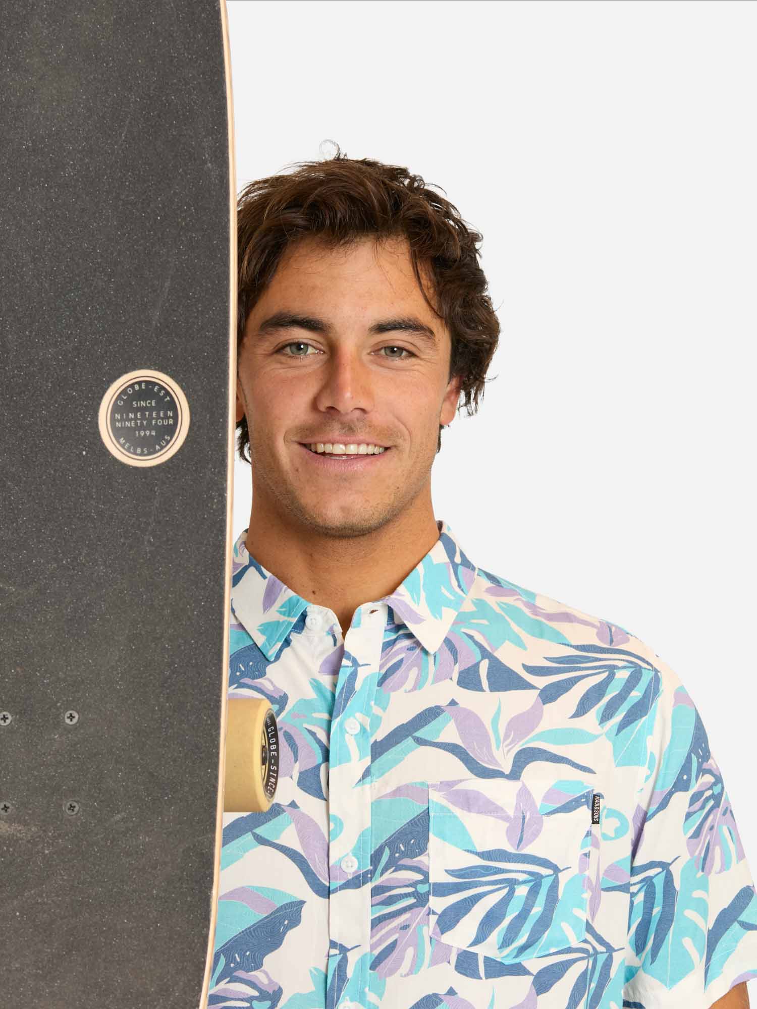 CAMISA MC RYKA MULTICOLOR HOMBRE MAUI AND SONS - 3