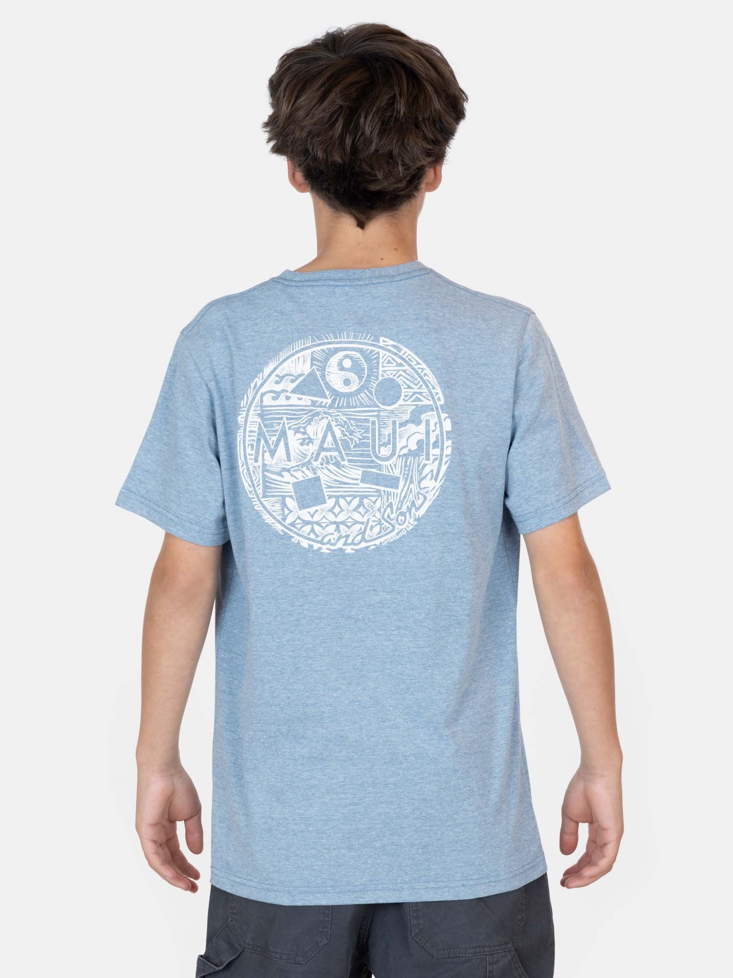 POLERA MC ISLA AZUL INFANTIL MAUI AND SONS - 2
