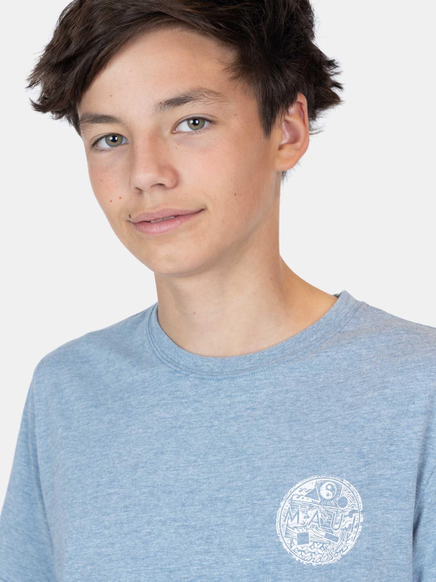 POLERA MC ISLA AZUL INFANTIL MAUI AND SONS - 3