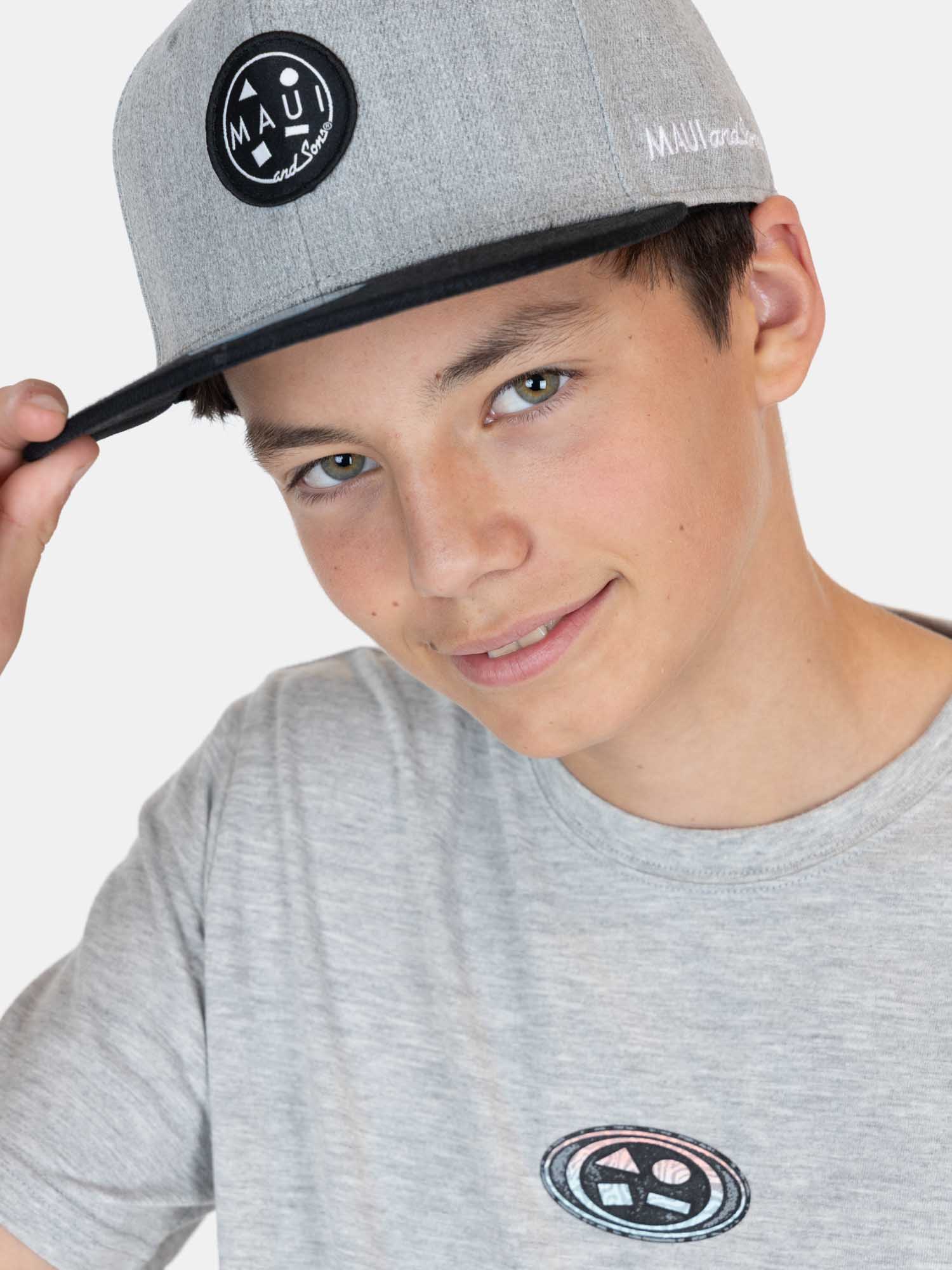 POLERA MC SUNRIDER GRIS INFANTIL MAUI AND SONS - 3