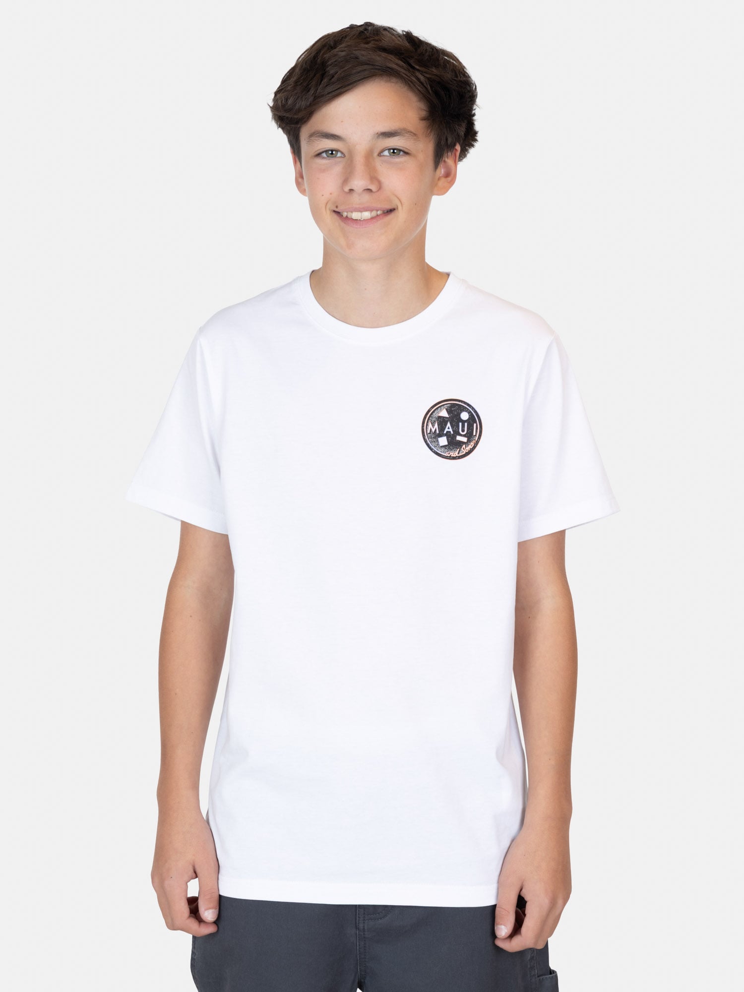 POLERA MC OLAFIT BLANCO INFANTIL MAUI AND SONS - 1