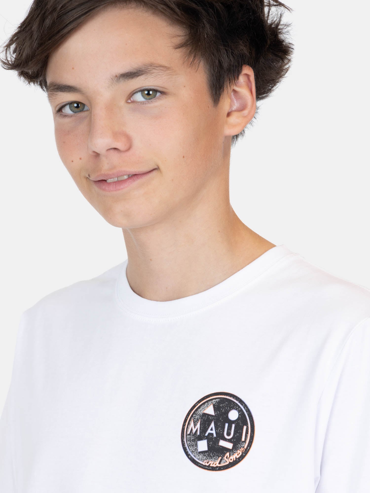 POLERA MC OLAFIT BLANCO INFANTIL MAUI AND SONS - 3