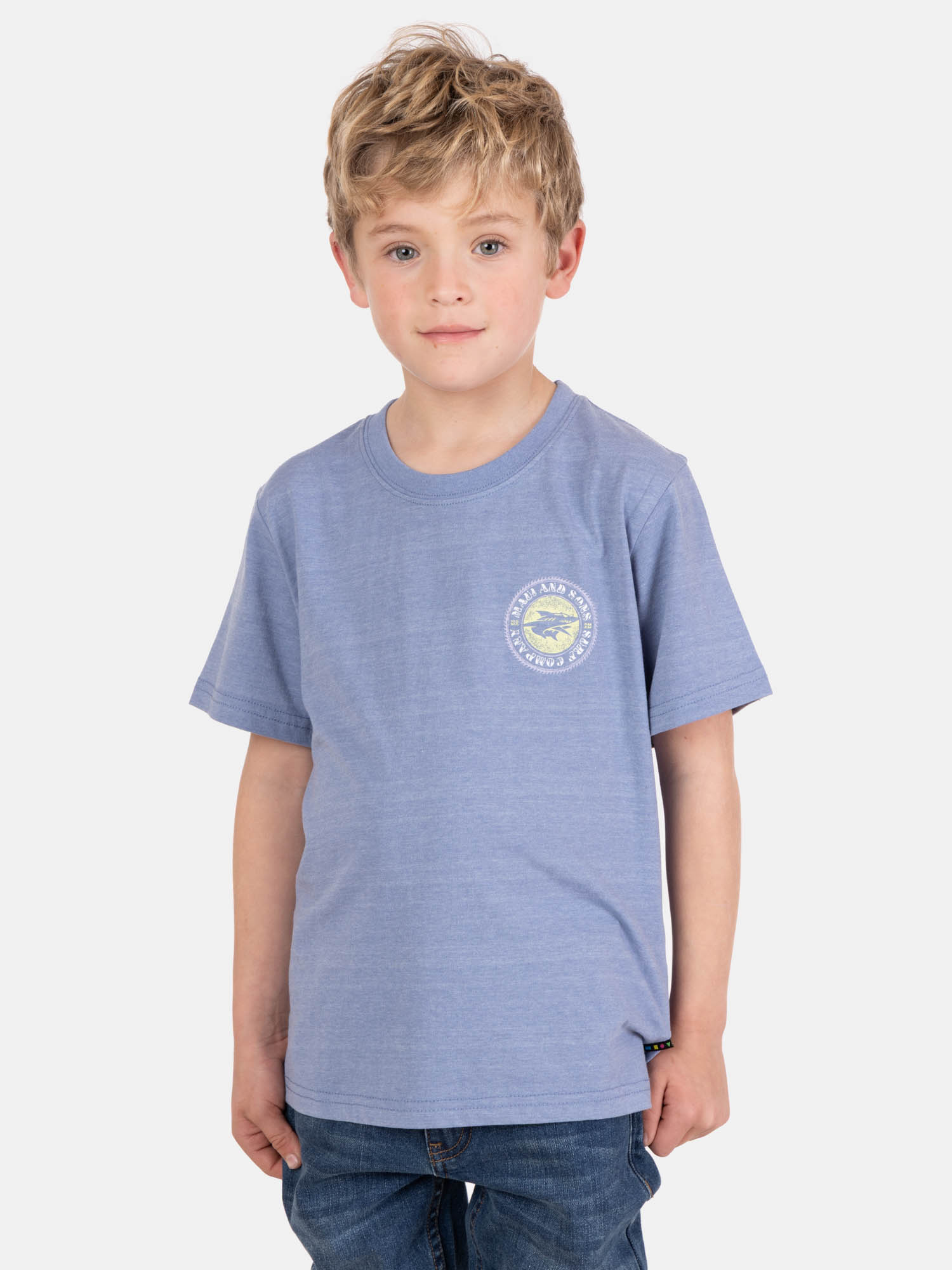 POLERA MC SEAMOOD MORADO INFANTIL MAUI AND SONS - 1