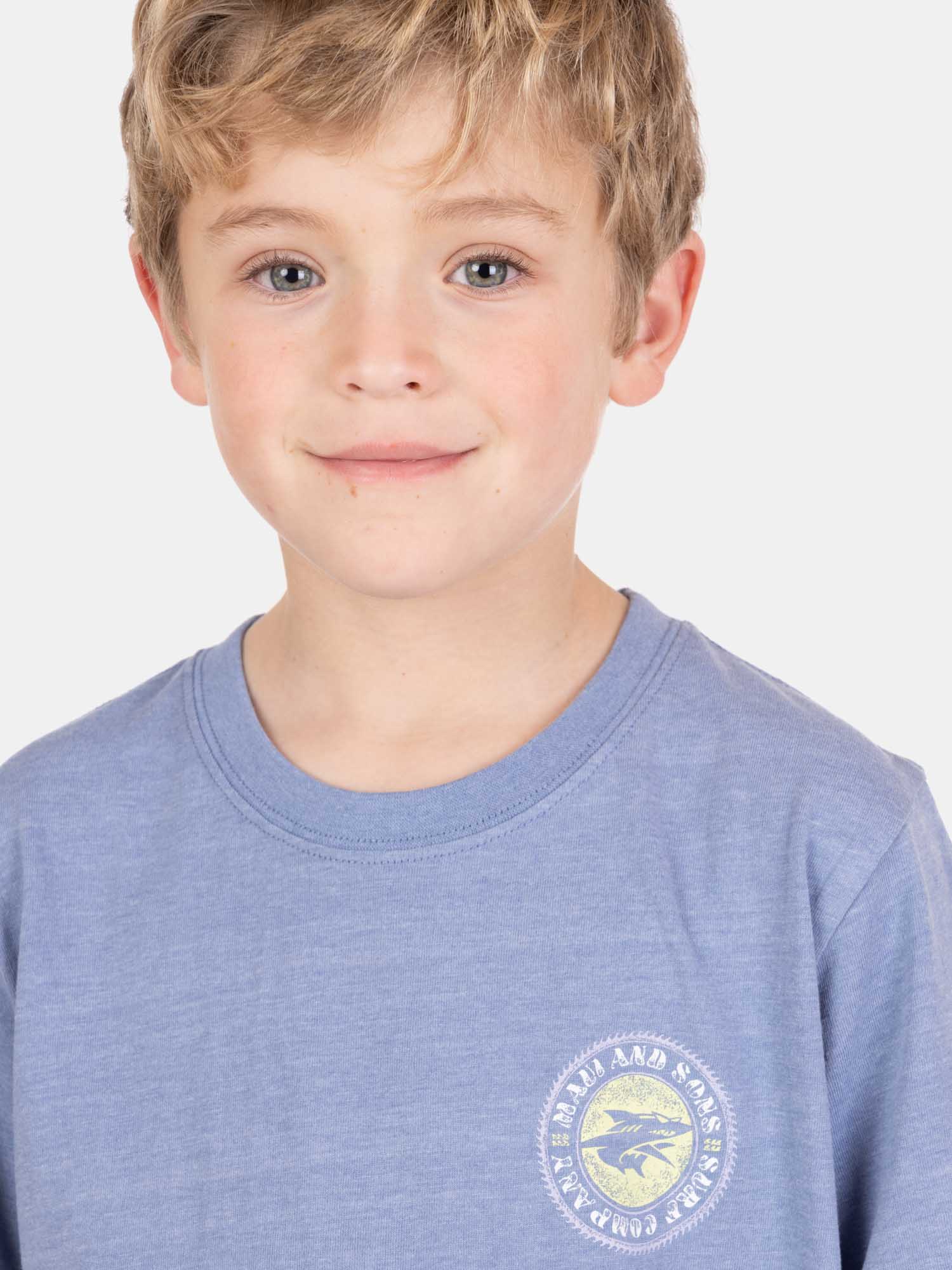 POLERA MC SEAMOOD MORADO INFANTIL MAUI AND SONS - 3