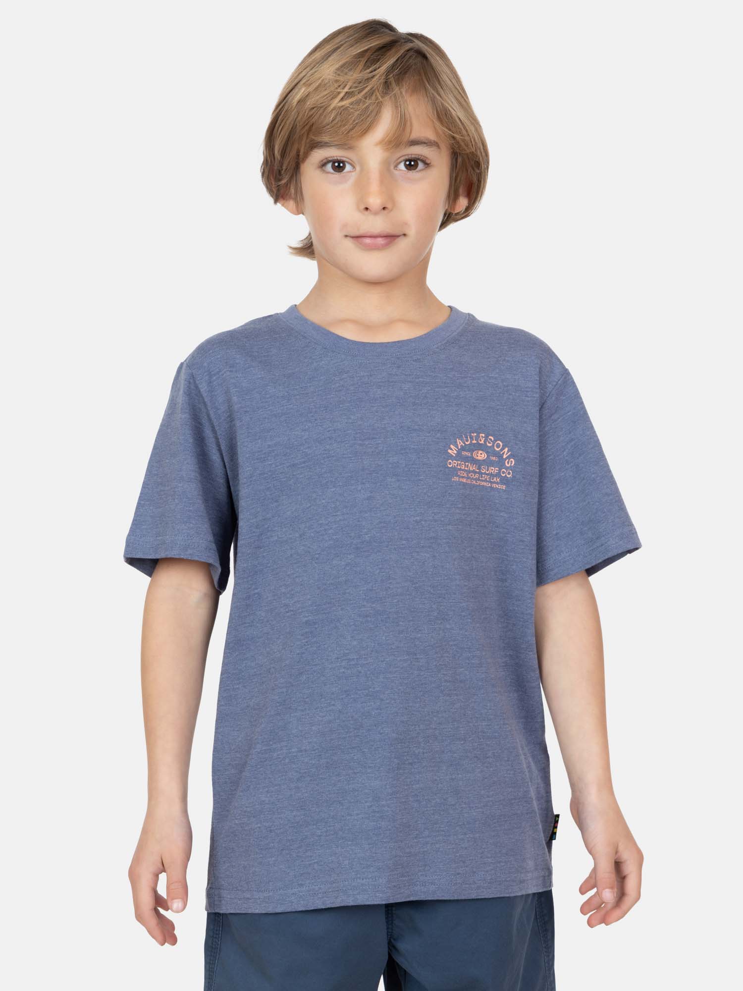 POLERA MC SALITRE AZUL INFANTIL MAUI AND SONS - 1