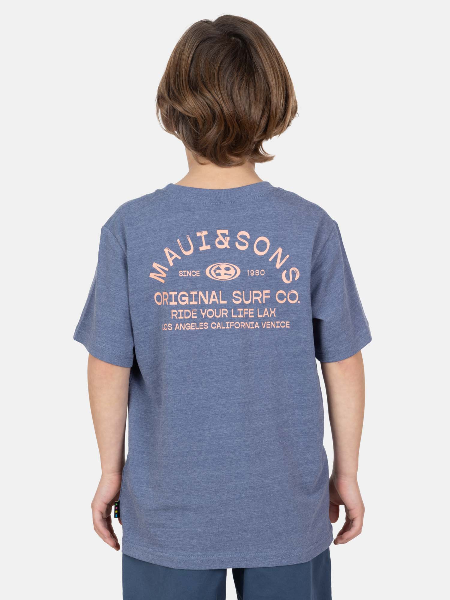 POLERA MC SALITRE AZUL INFANTIL MAUI AND SONS - 2