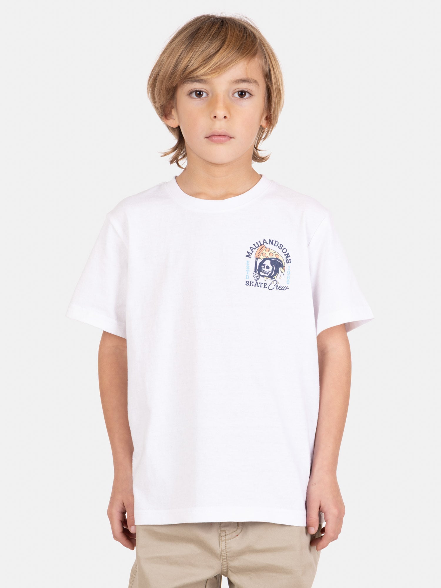 POLERA MC TIDEFLEX BLANCO INFANTIL MAUI AND SONS - 1