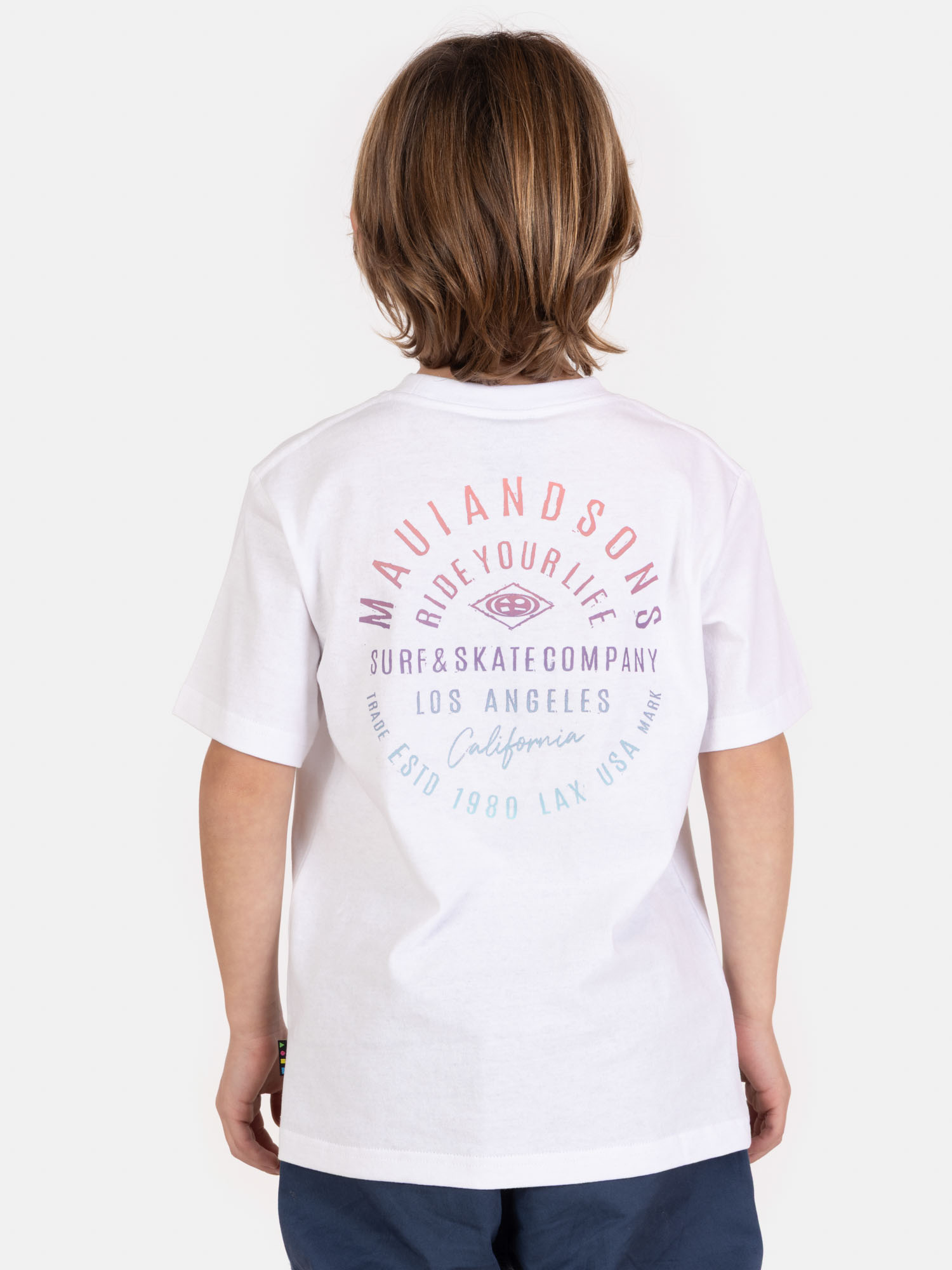 POLERA MC AQUABLAST BLANCO INFANTIL MAUI AND SONS - 2