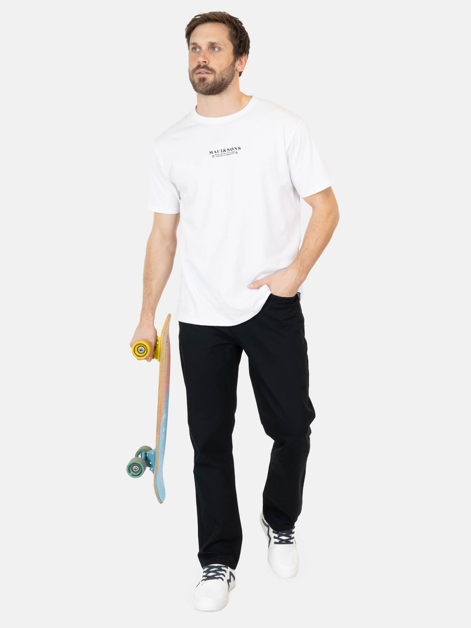 PANTALON KAIYO NEGRO HOMBRE MAUI AND SONS - 5