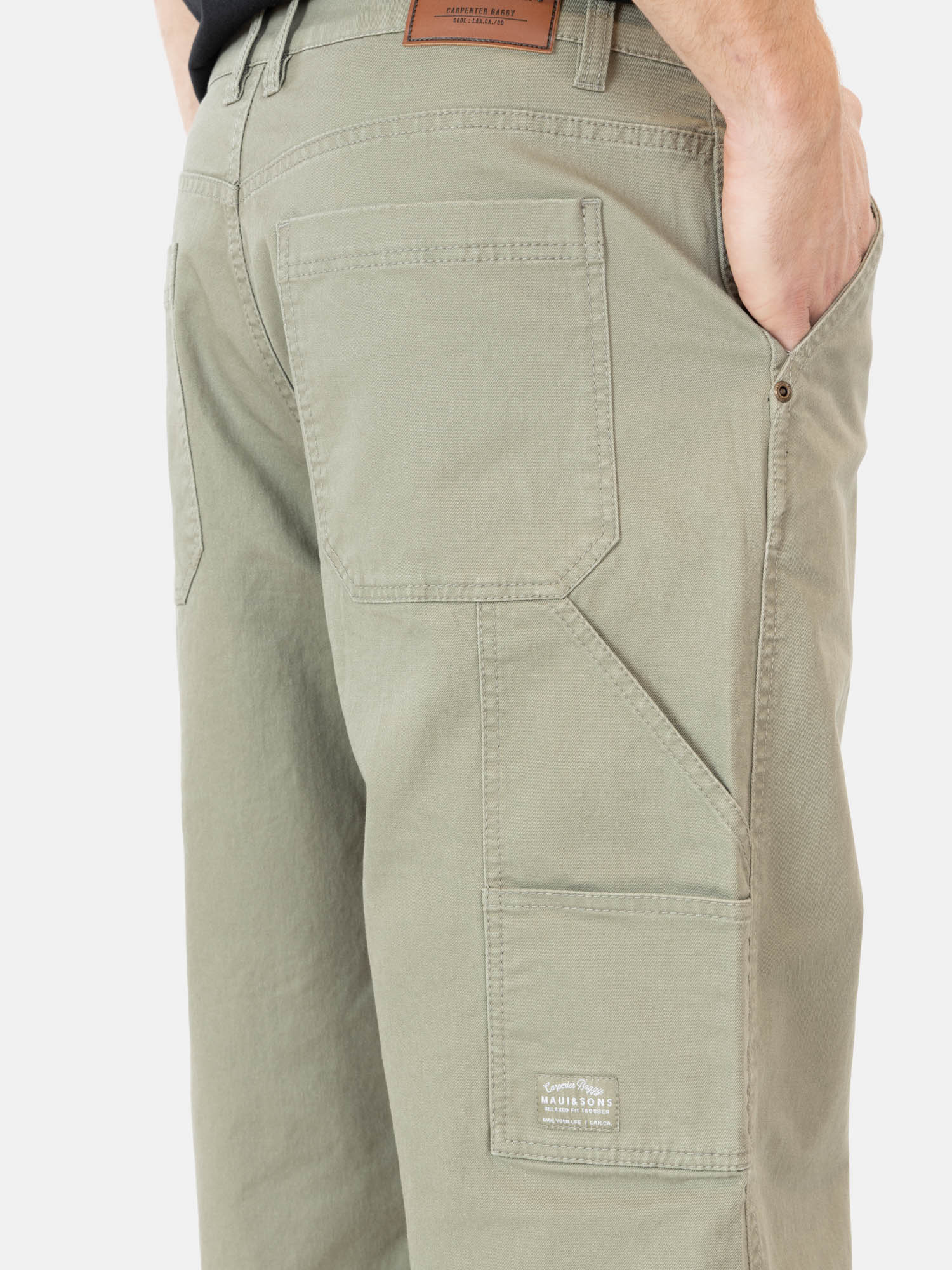 PANTALON KUMI VERDE HOMBRE MAUI AND SONS - 5