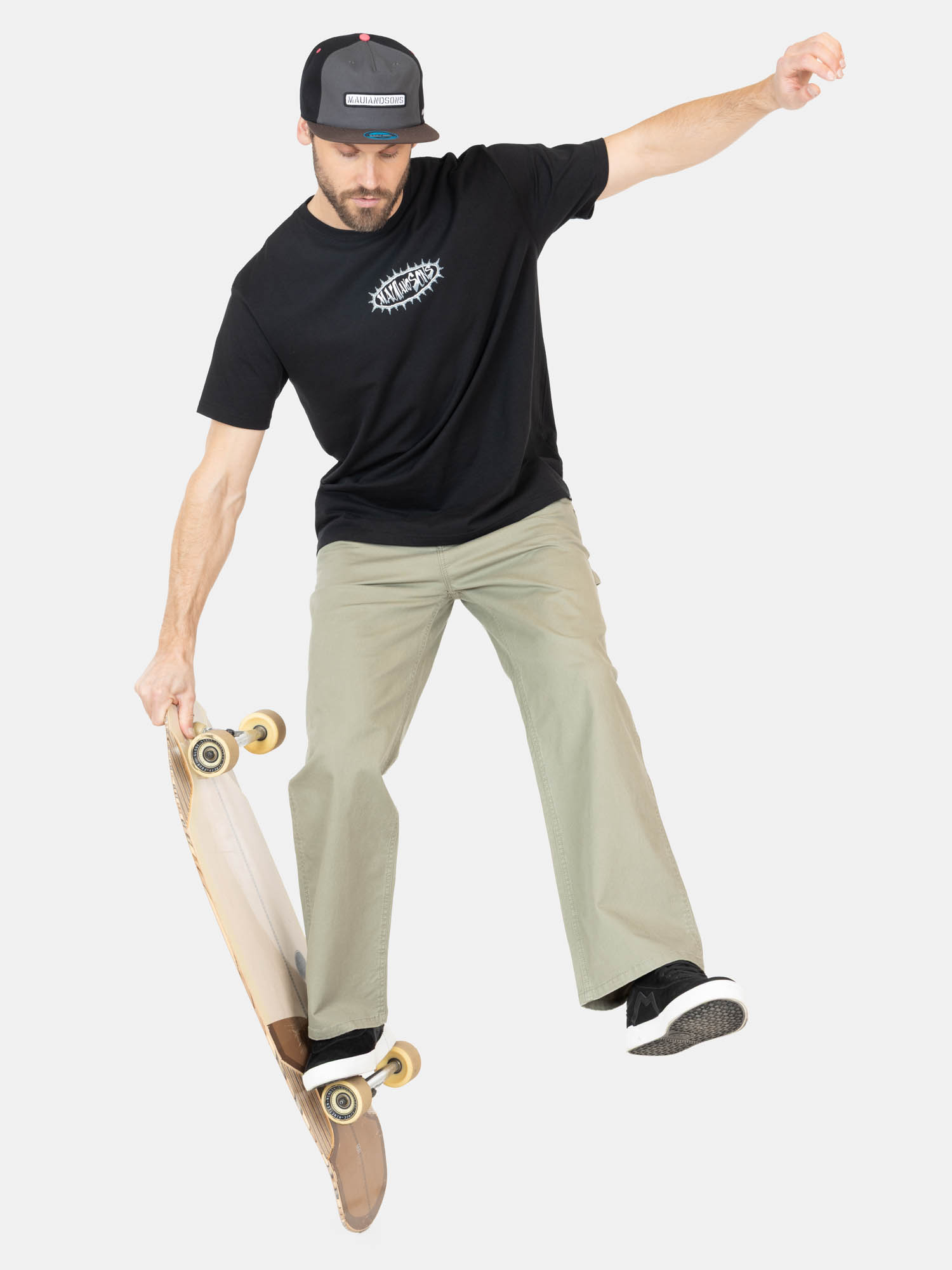 PANTALON KUMI VERDE HOMBRE MAUI AND SONS - 6