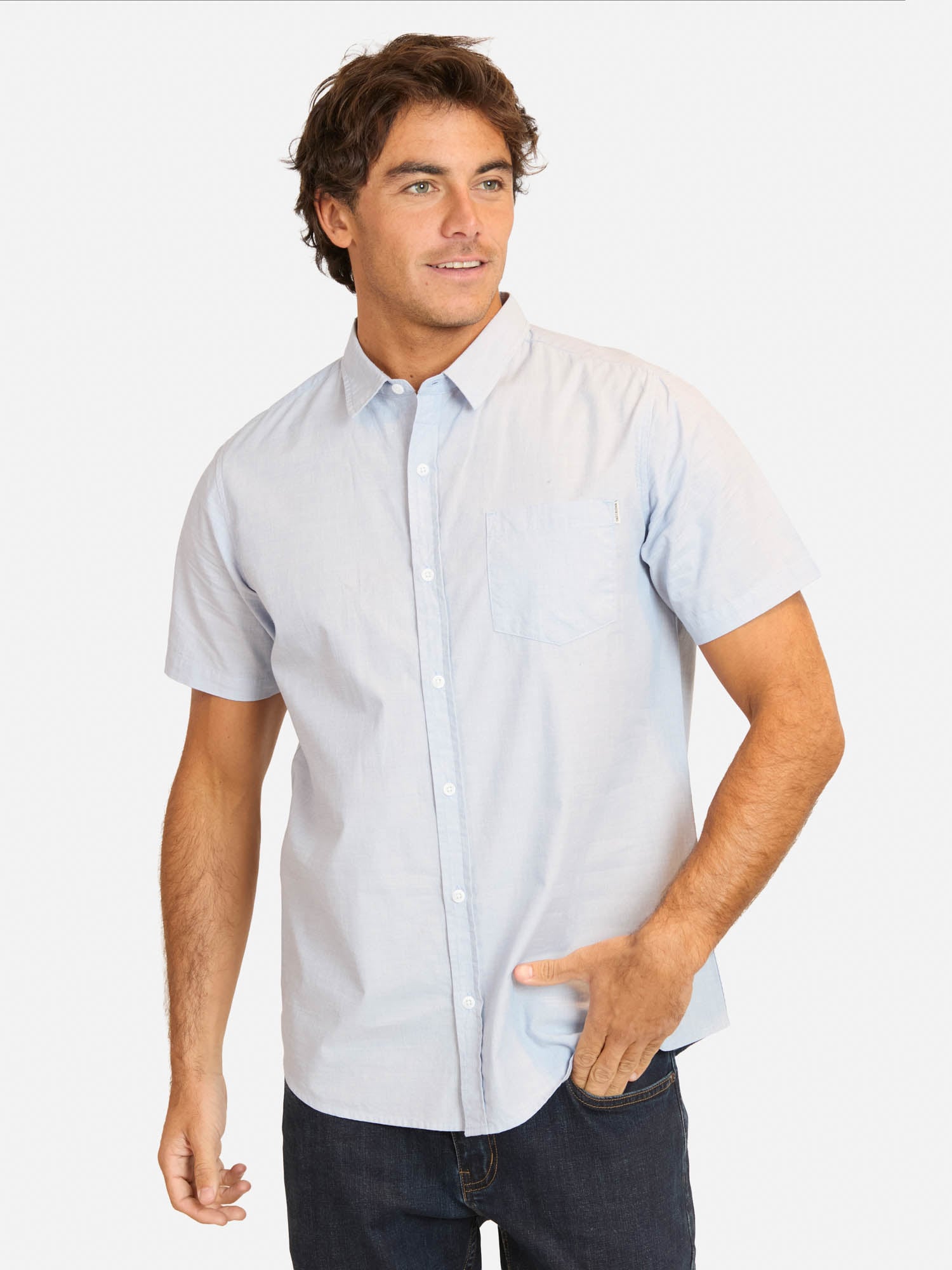 CAMISA MC TEORA CELESTE HOMBRE MAUI AND SONS - 1