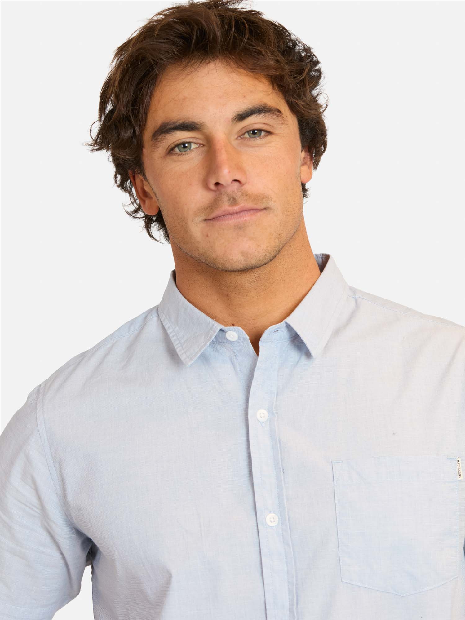 CAMISA MC TEORA CELESTE HOMBRE MAUI AND SONS - 3
