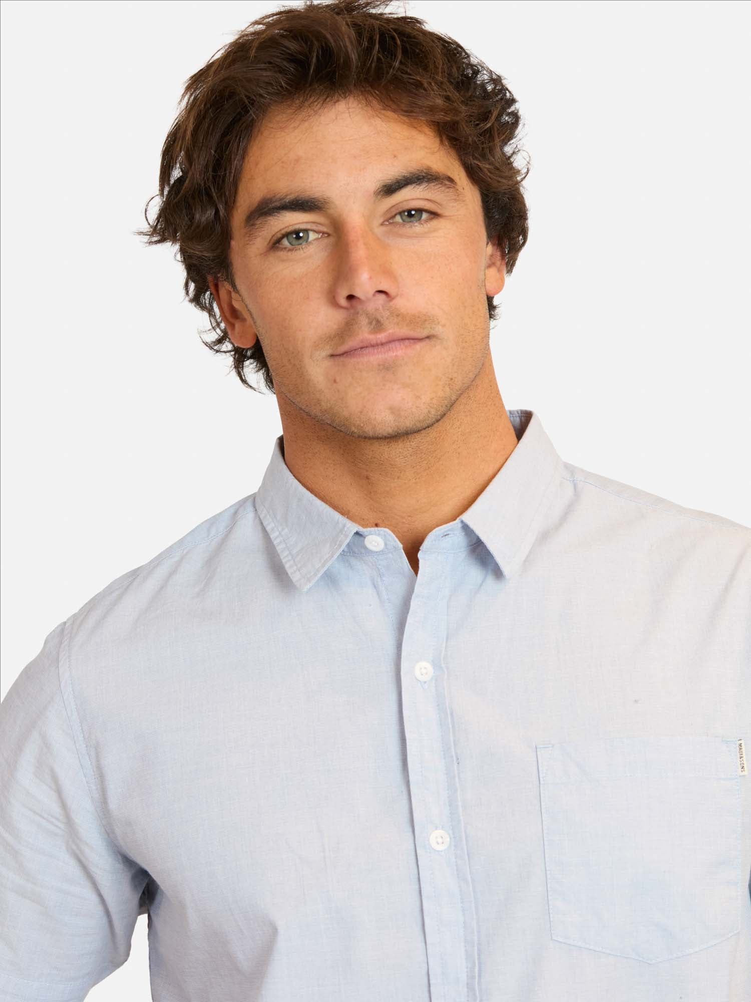 CAMISA MC TEORA CELESTE HOMBRE MAUI AND SONS - 3