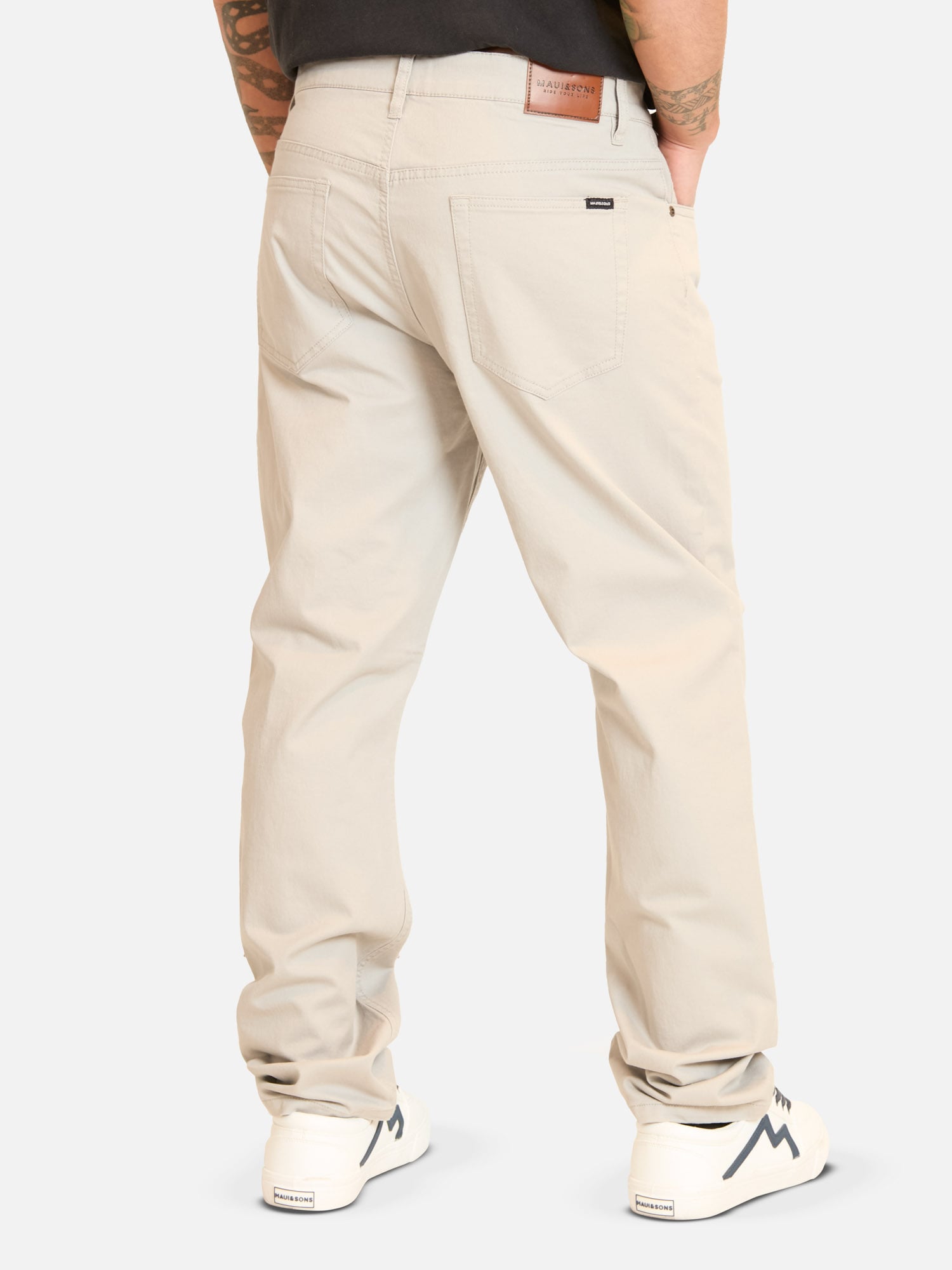 PANTALON KAIYO BEIGE HOMBRE MAUI AND SONS - 4