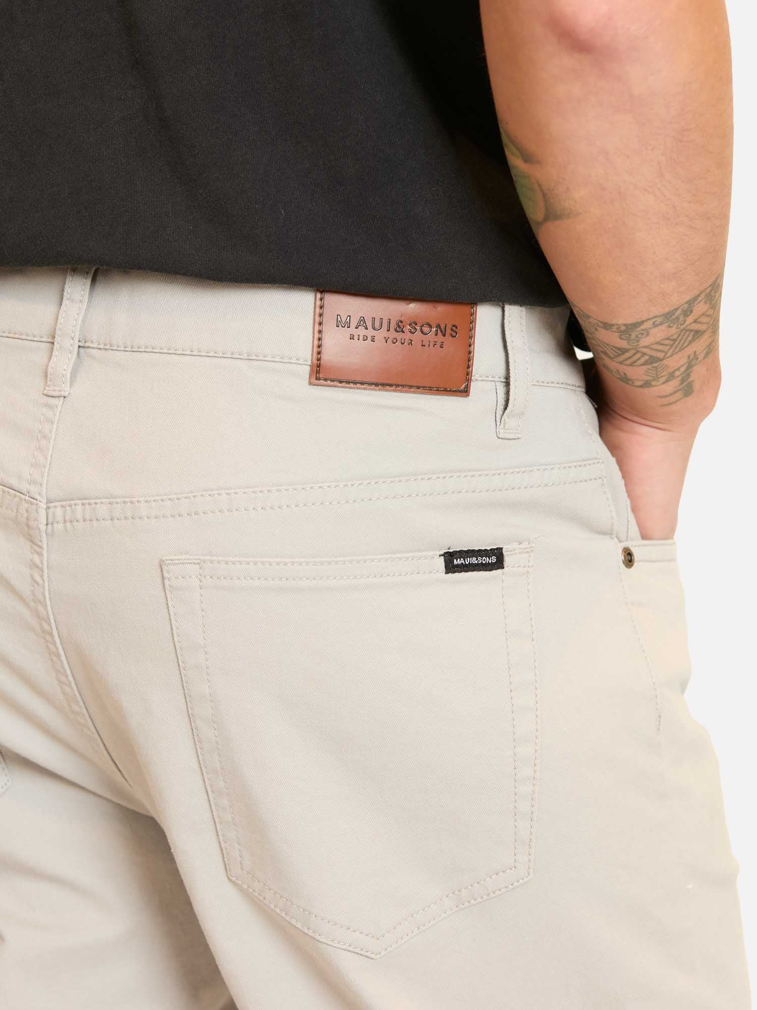 PANTALON KAIYO BEIGE HOMBRE MAUI AND SONS - 5