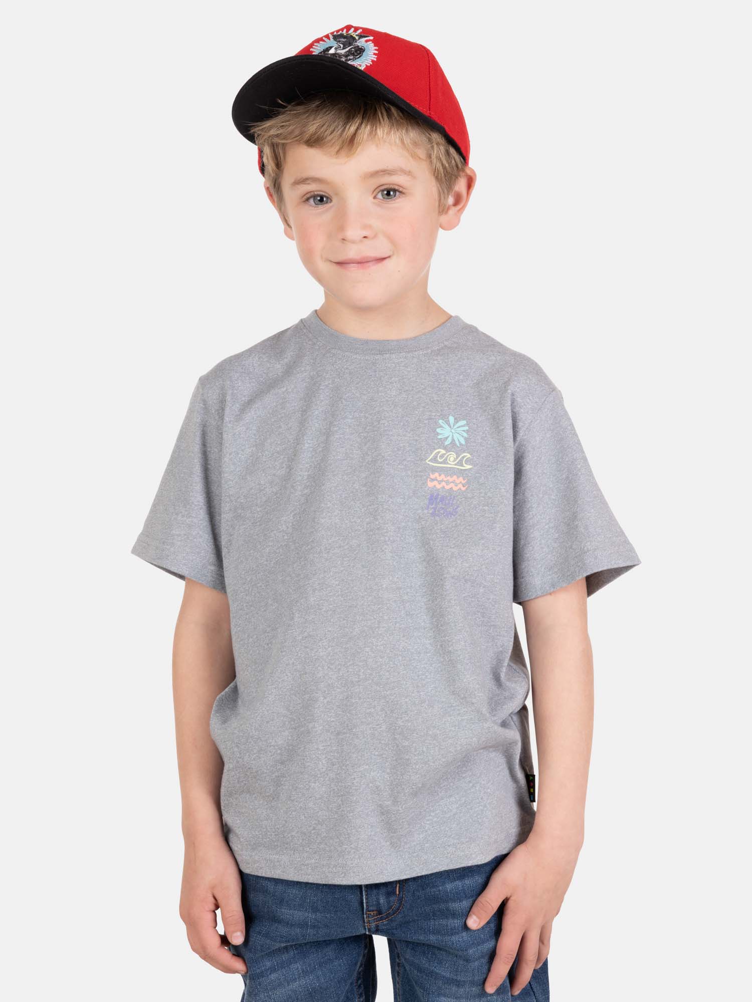 POLERA MC RAYGUARD GRIS INFANTIL MAUI AND SONS - 1