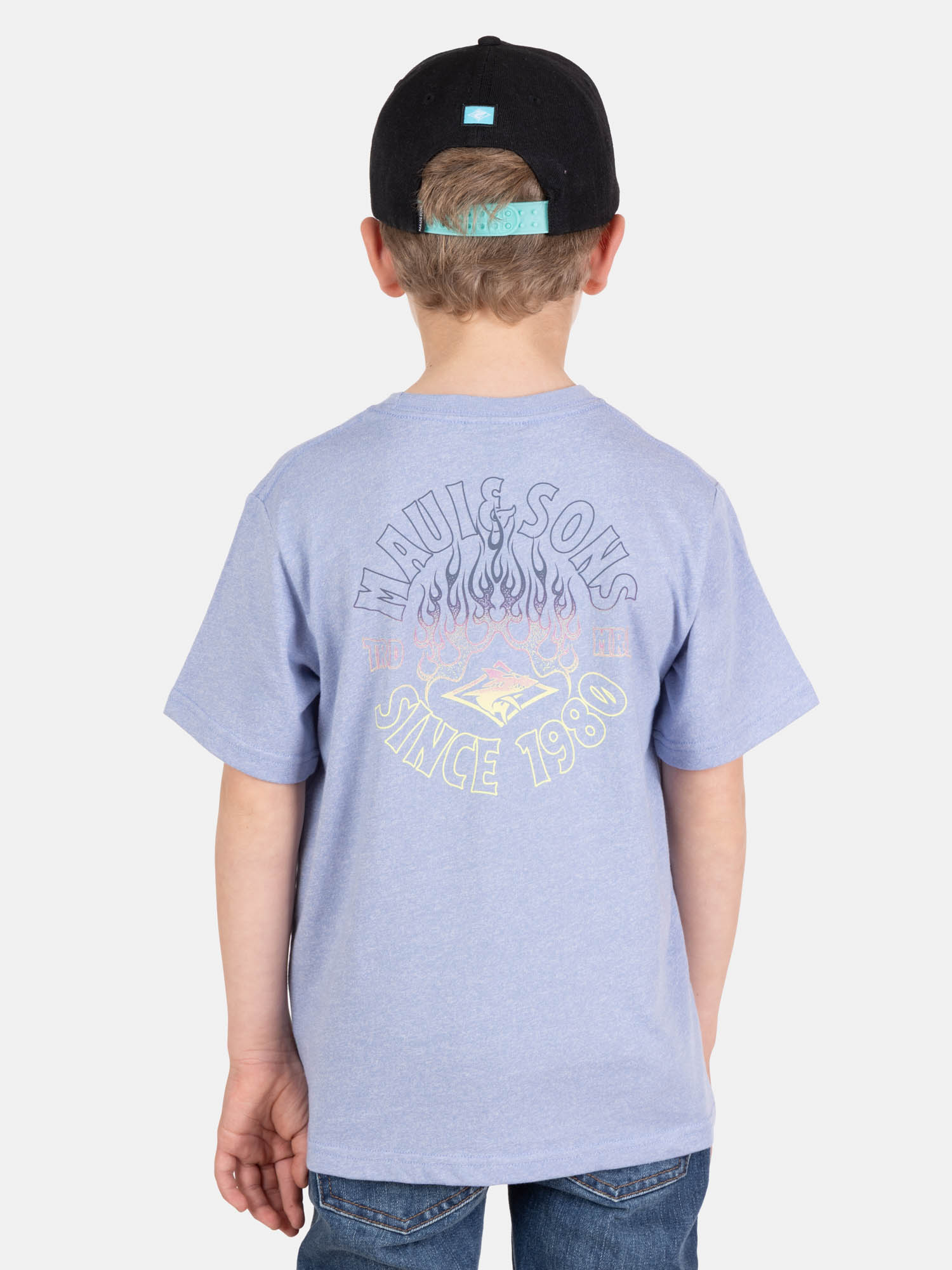 POLERA MC SUNTECH MORADO INFANTIL MAUI AND SONS - 2