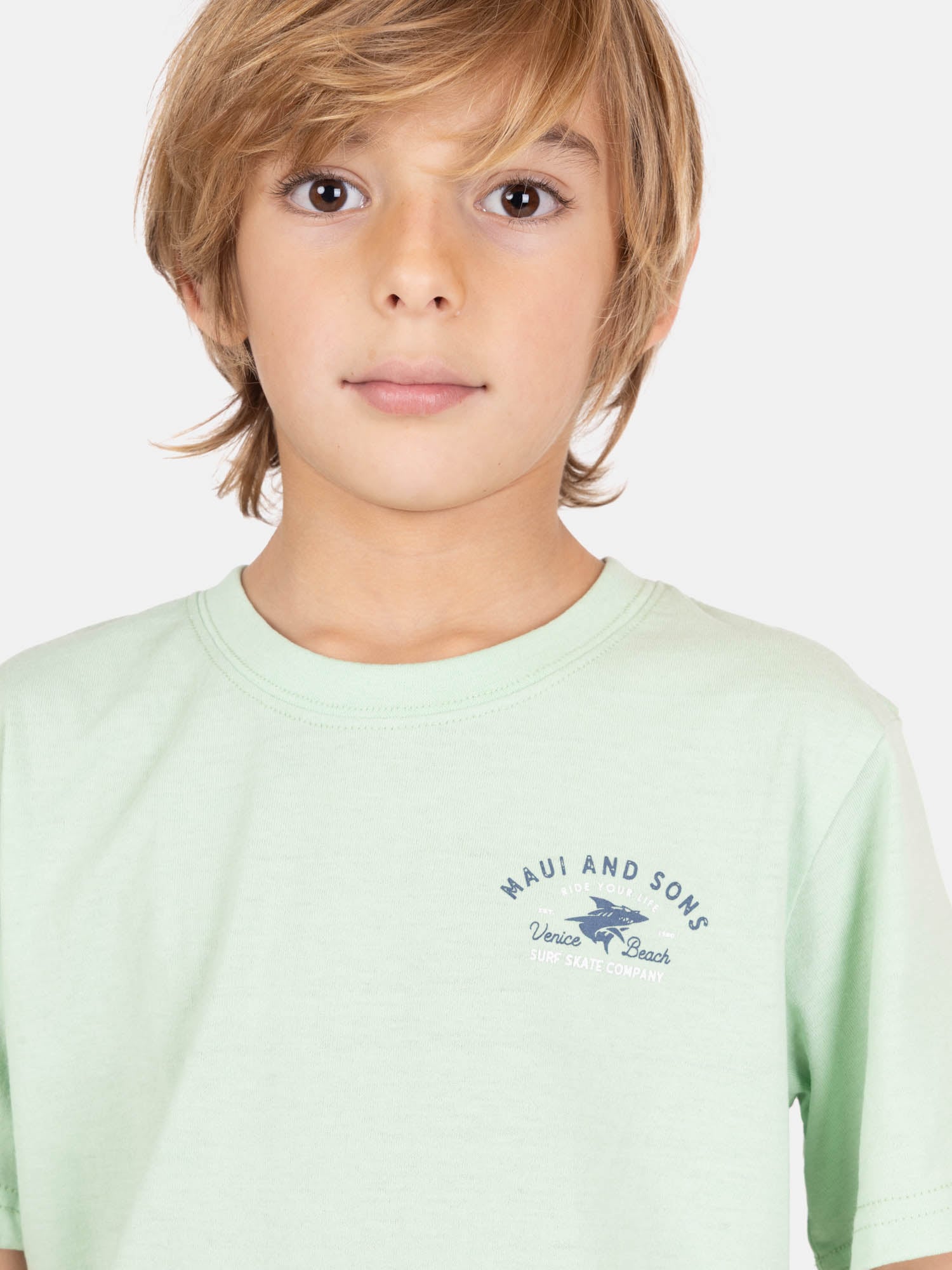 POLERA MC BAYFUEL VERDE INFANTIL MAUI AND SONS - 3