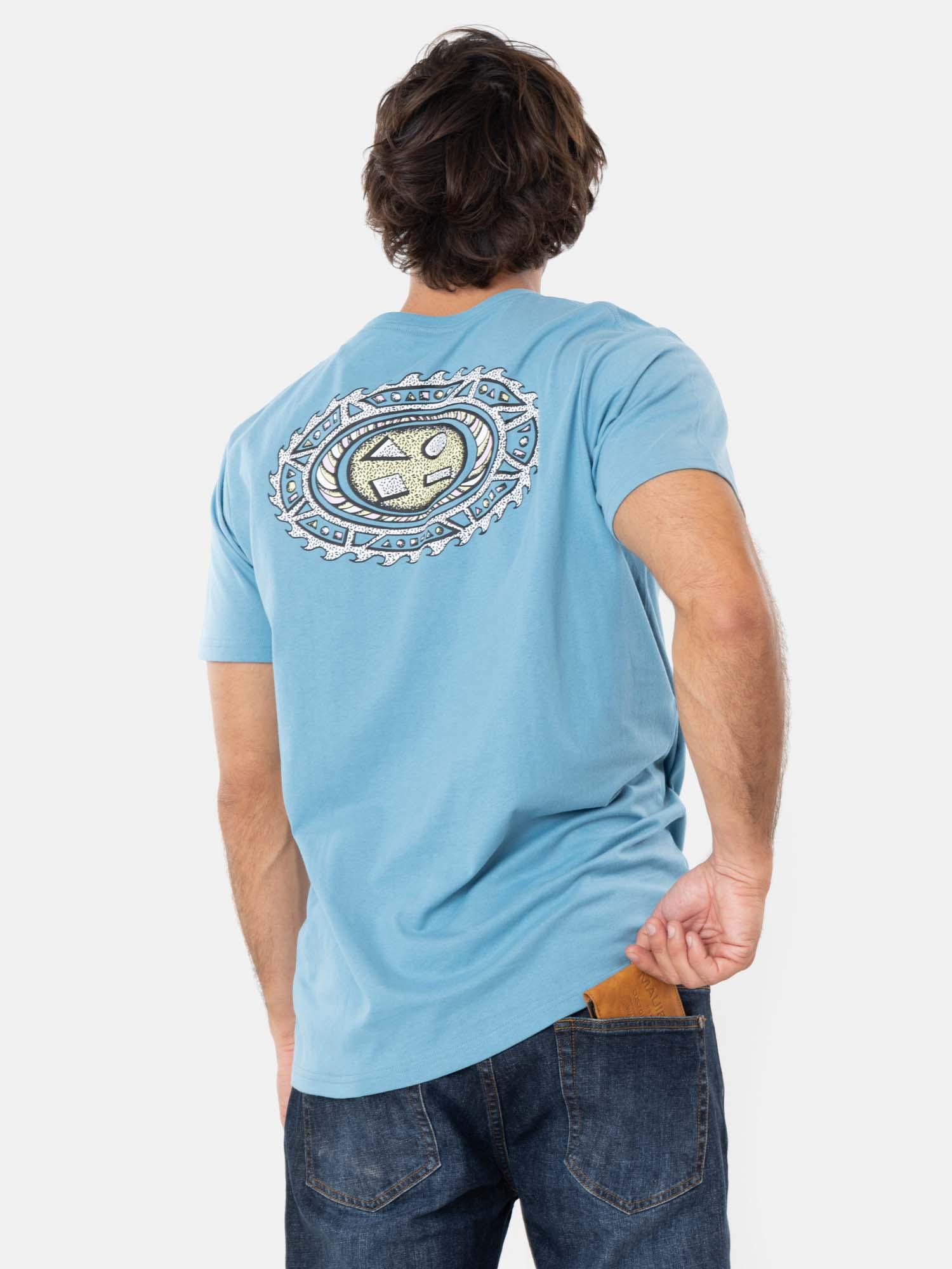 PACK POLERA BILLETERA SERAPHIC CELESTE HOMBRE MAUI AND SONS - 2