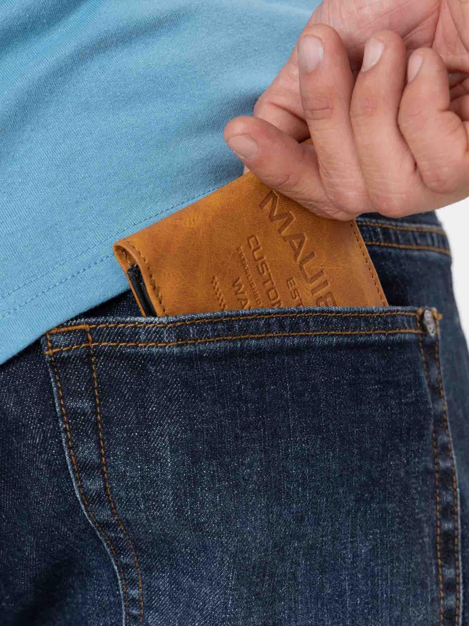 PACK POLERA BILLETERA SERAPHIC CELESTE HOMBRE MAUI AND SONS - 3
