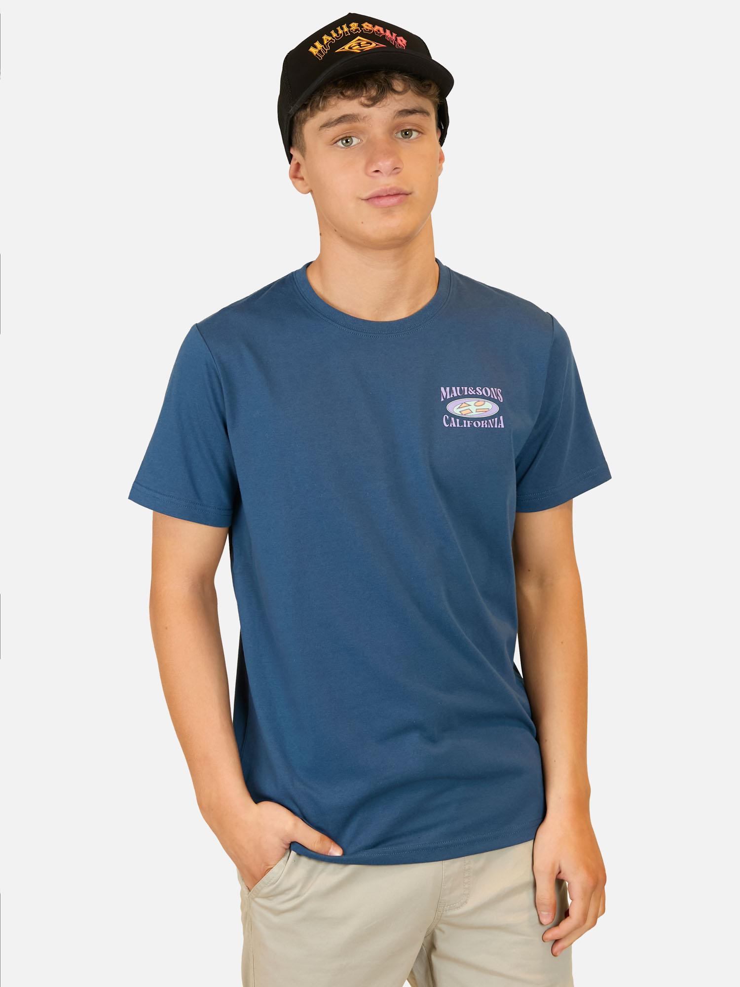 PACK POLERA JOCKEY SOLAR AZUL INFANTIL MAUI AND SONS - 1