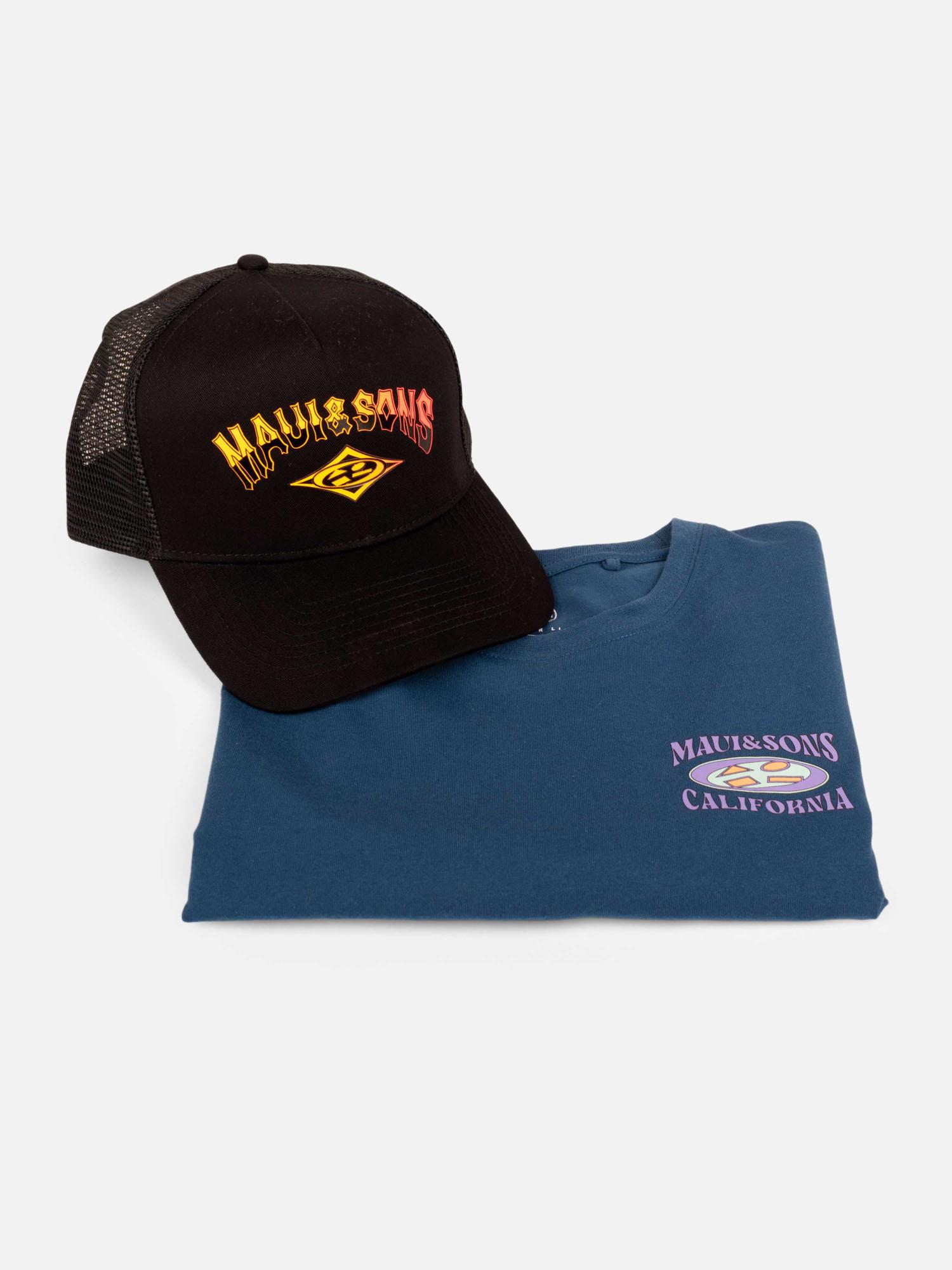 PACK POLERA JOCKEY SOLAR AZUL INFANTIL MAUI AND SONS - 4