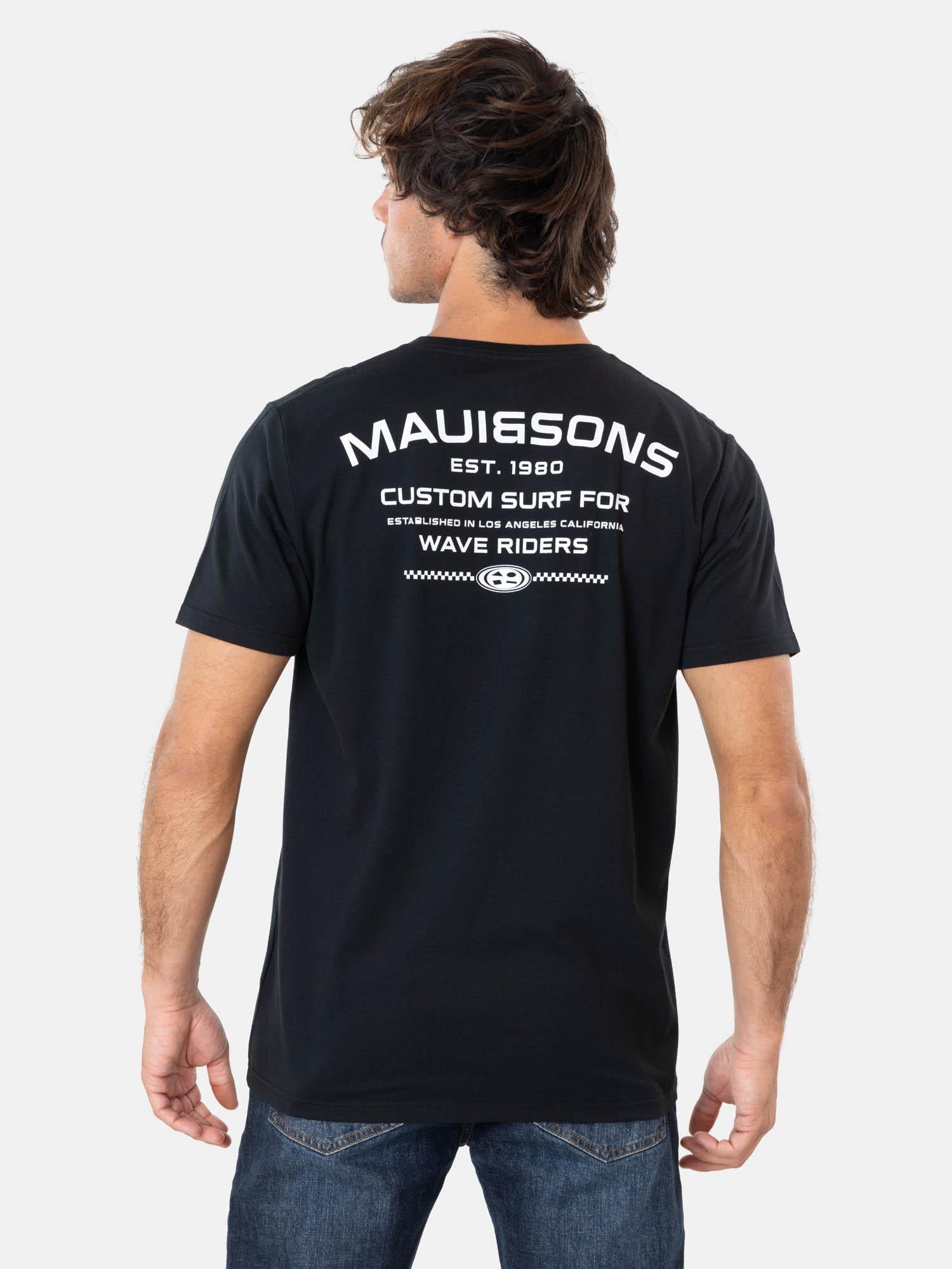 PACK POLERA CINTURON STARDUST NEGRO HOMBRE MAUI AND SONS - 2