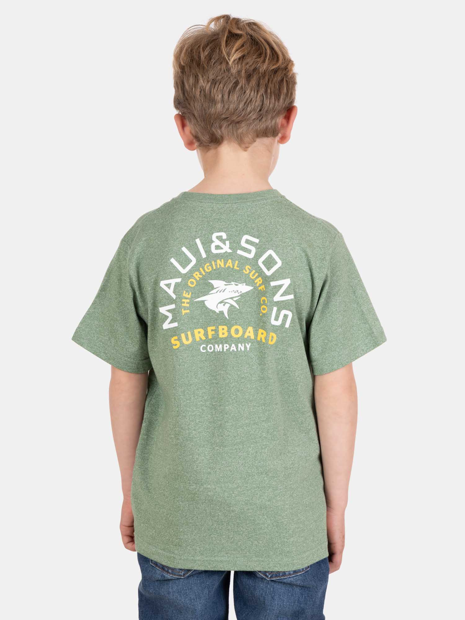 POLERA MC SOLVIVO VERDE INFANTIL MAUI AND SONS - 2