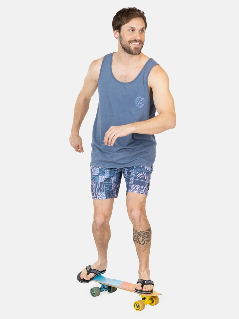 POLERA UVP SOL AZUL HOMBRE MAUI AND SONS - 4