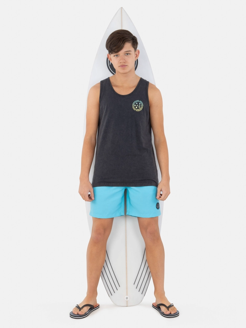 POLERA SM GLIDERZ NEGRO INFANTIL MAUI AND SONS - 4