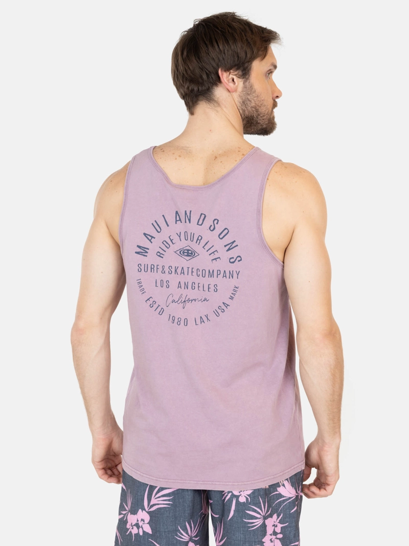 POLERA UVP ARENAVIVA MORADO HOMBRE MAUI AND SONS - 2