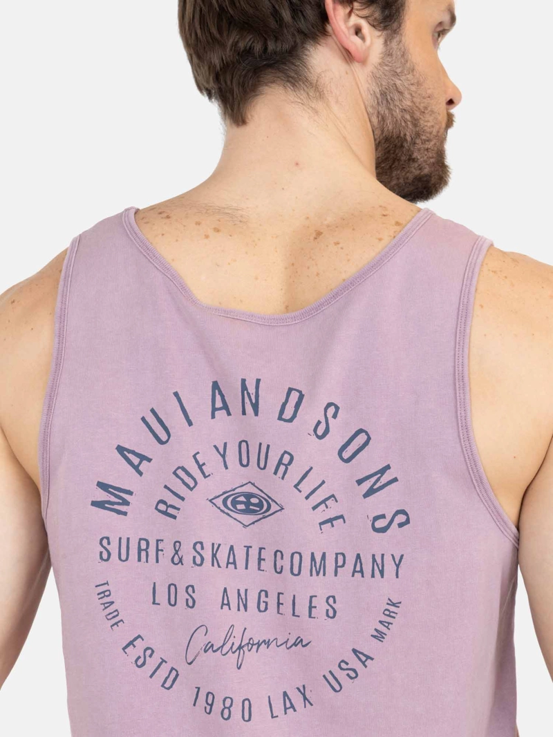 POLERA UVP ARENAVIVA MORADO HOMBRE MAUI AND SONS - 3