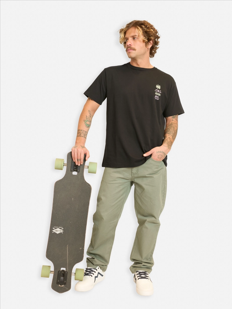 POLERA MC BANIW NEGRO HOMBRE MAUI AND SONS - 4