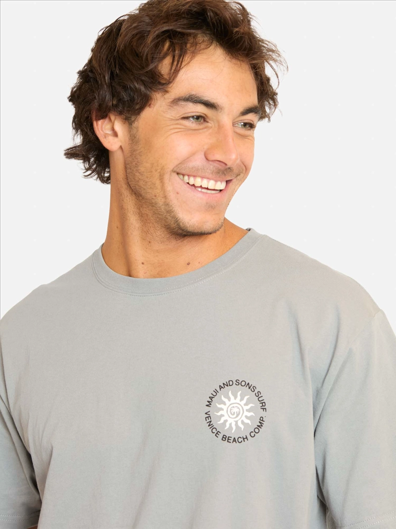 POLERA MC BOBY GRIS HOMBRE MAUI AND SONS - 3