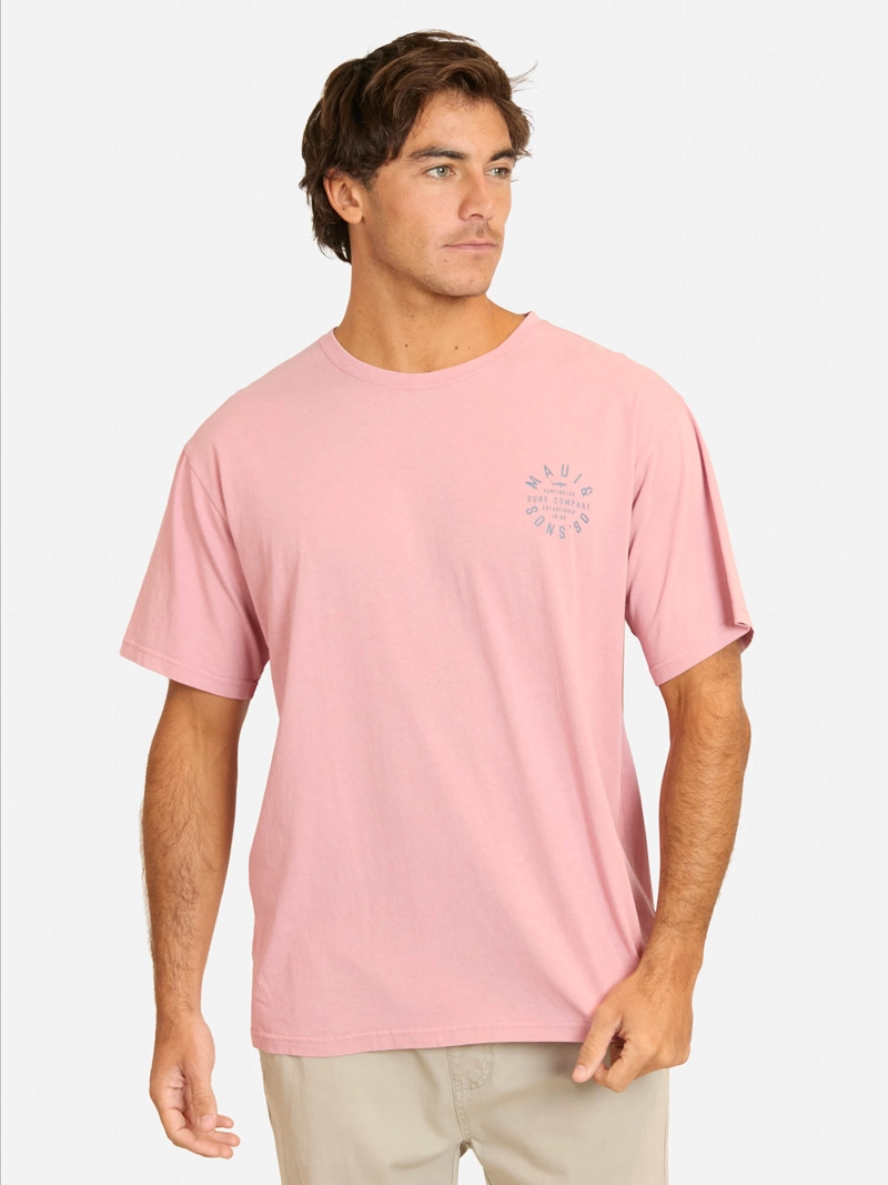 POLERA MC COKITE ROSADO HOMBRE MAUI AND SONS - 1