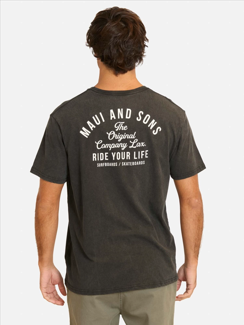 POLERA MC DILIS NEGRO HOMBRE MAUI AND SONS - 2