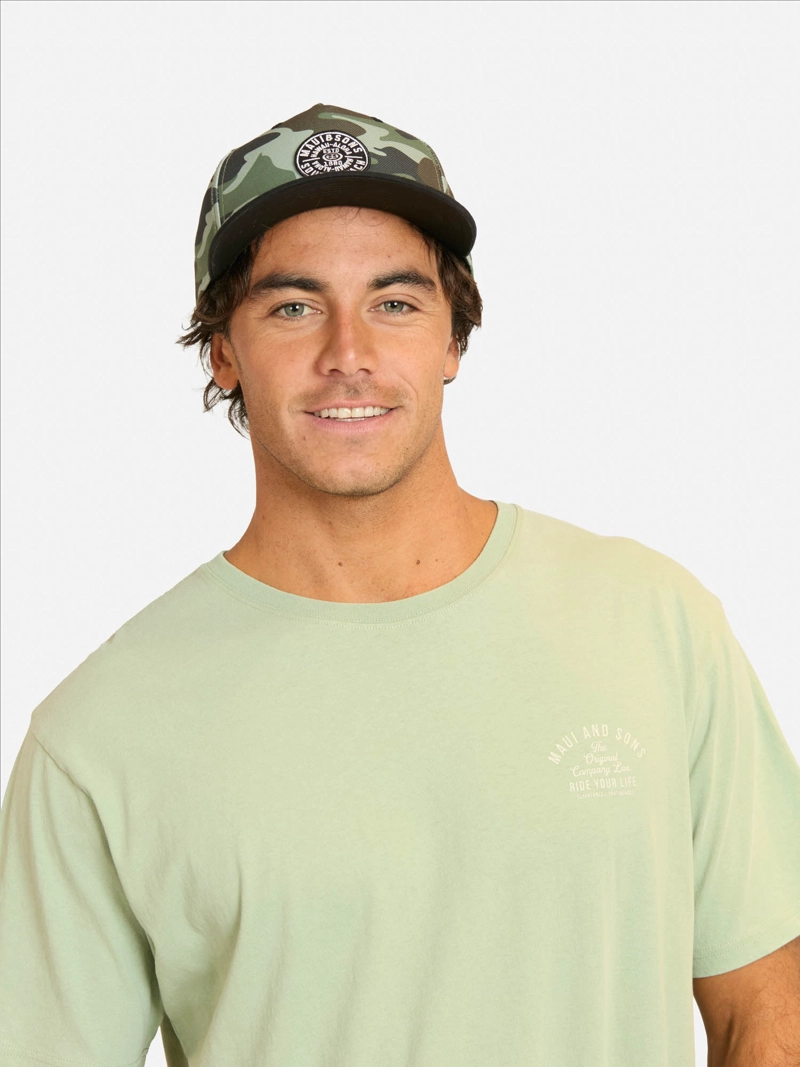 POLERA MC DILIS VERDE HOMBRE MAUI AND SONS - 3