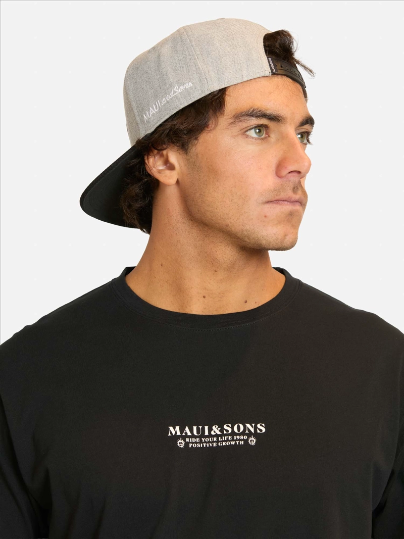 POLERA MC FEYUT NEGRO HOMBRE MAUI AND SONS - 3