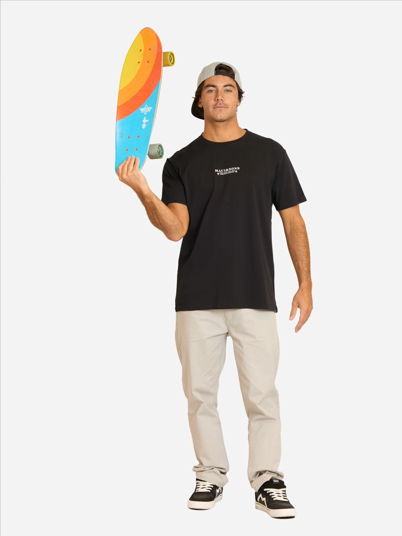POLERA MC FEYUT NEGRO HOMBRE MAUI AND SONS - 4