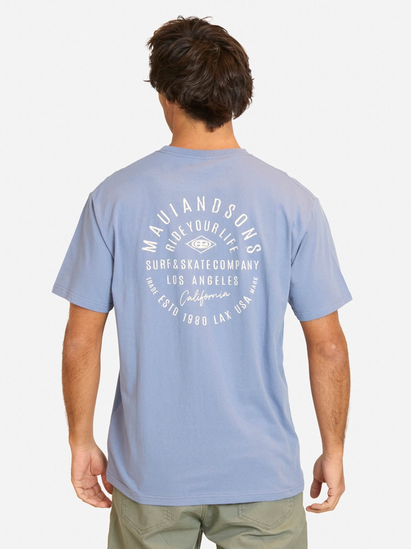 POLERA MC LERETE MORADO HOMBRE MAUI AND SONS - 2