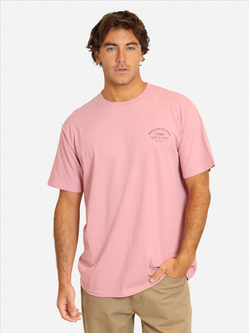 POLERA MC FEMA ROSADO HOMBRE MAUI AND SONS - 1