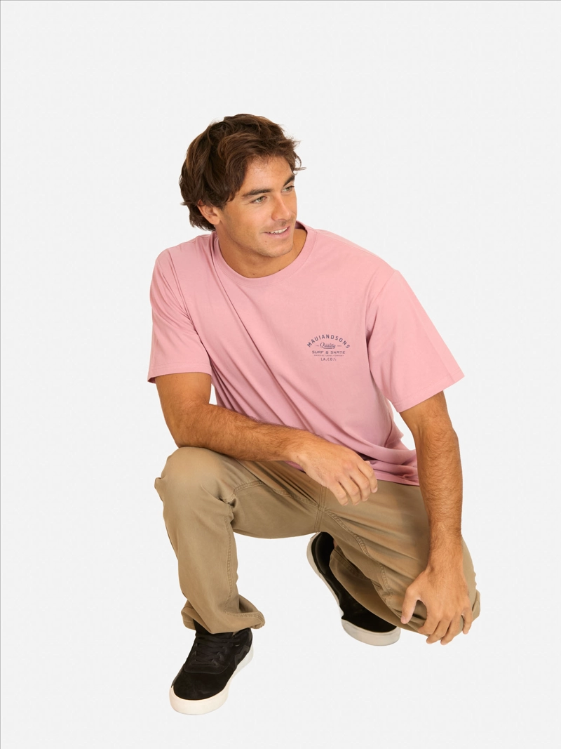 POLERA MC FEMA ROSADO HOMBRE MAUI AND SONS - 4