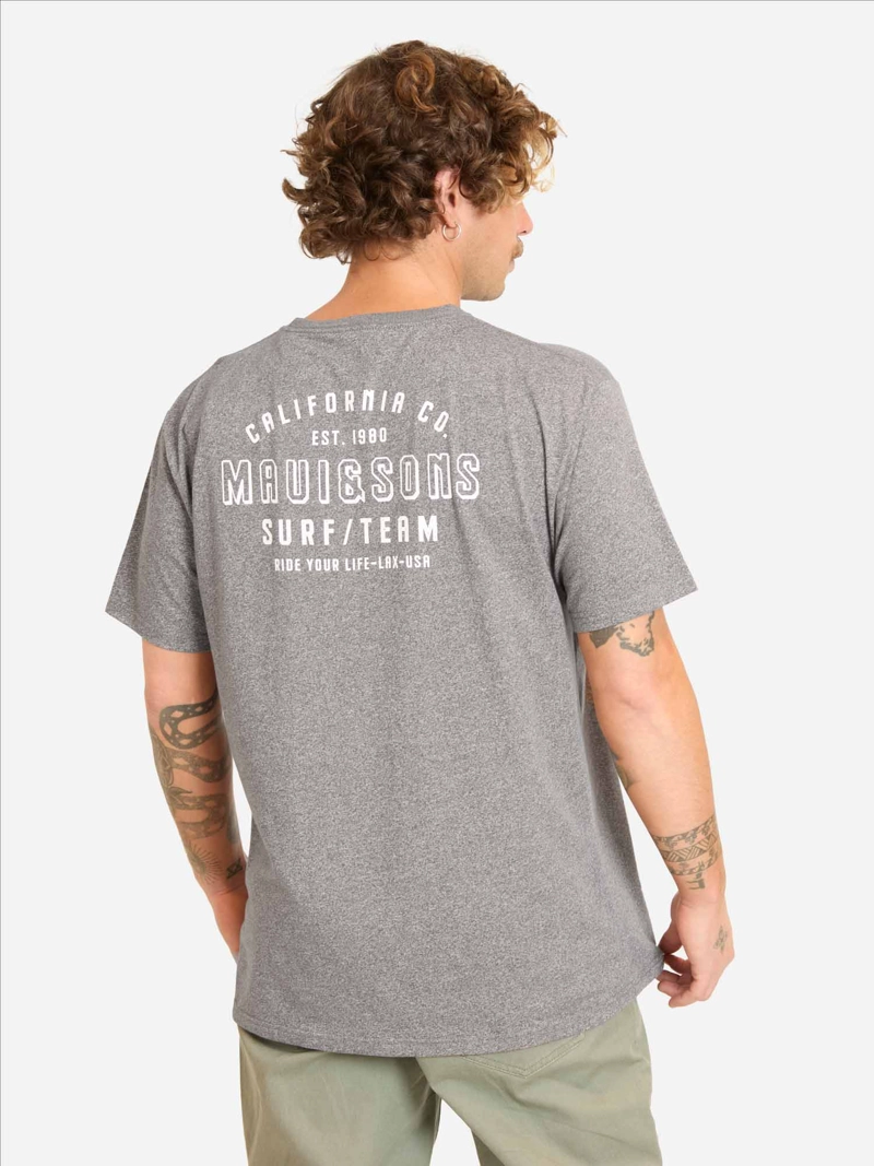 POLERA MC NEKONIX GRIS HOMBRE MAUI AND SONS - 2
