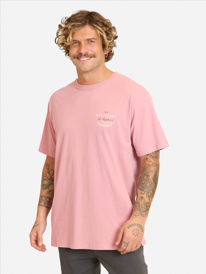 POLERA MC PAZIDU ROSADO HOMBRE MAUI AND SONS - 1