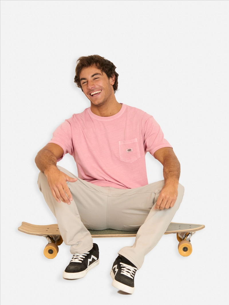POLERA MC LUMIMO ROSADO HOMBRE MAUI AND SONS - 4