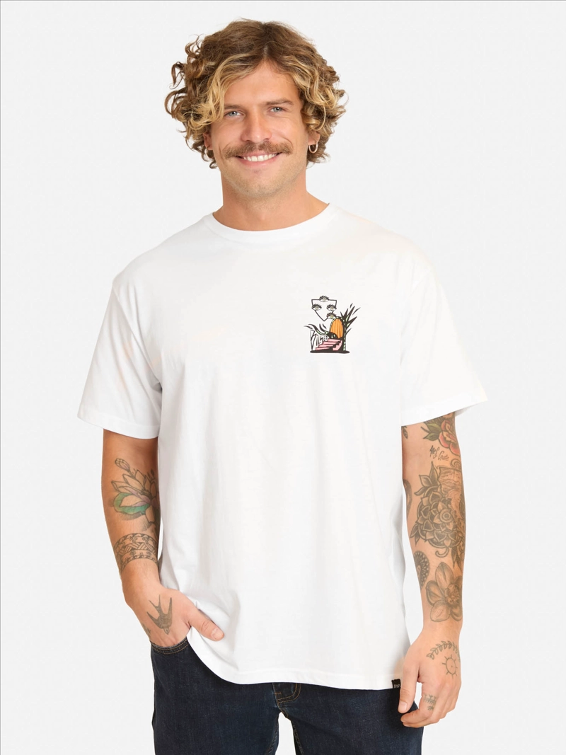 POLERA MC FIPUSI BLANCO HOMBRE MAUI AND SONS - 1